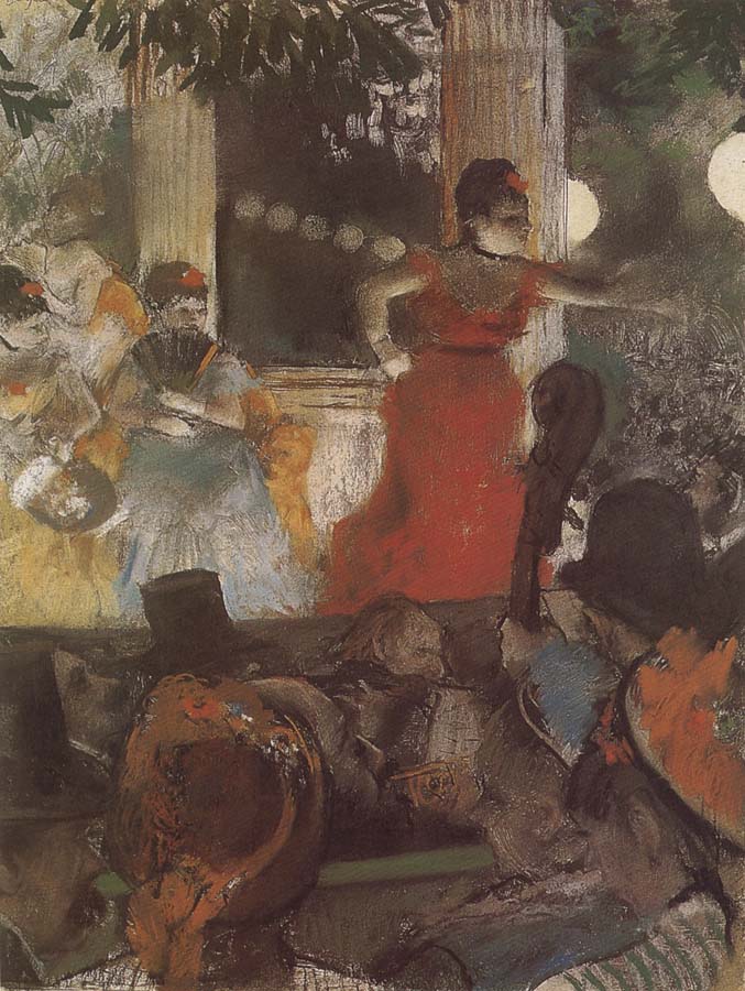 Edgar Degas The Concert in the cafe